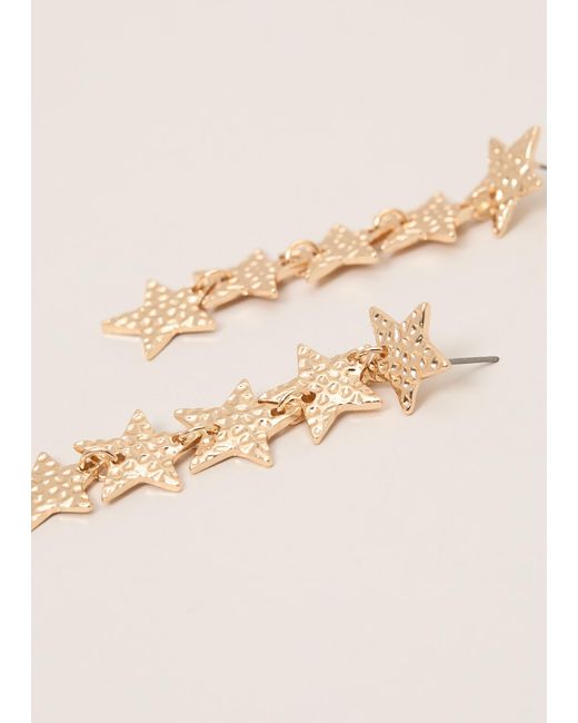 Phase Eight Natural Star Drop Earrings