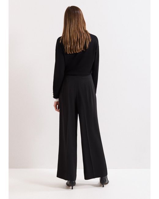 Phase Eight Black Petite Vari Trouser