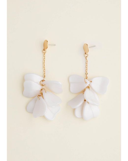 Phase Eight Natural 's Petal Drop Earrings