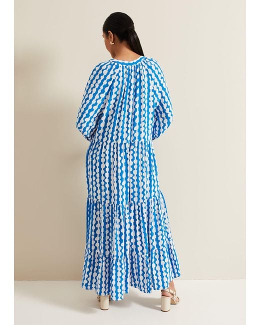 Phase Eight Blue Petite Lara Midaxi Dress