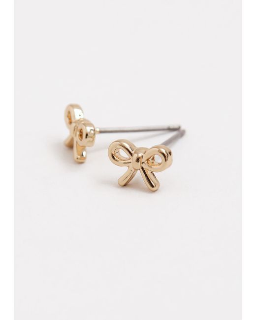 Phase Eight Natural Mini Bow Earrings