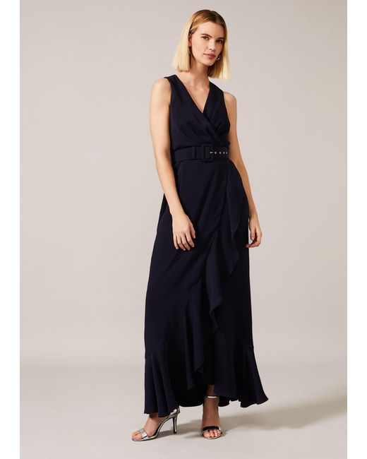 Phase Eight Blue Lara Belted Dress