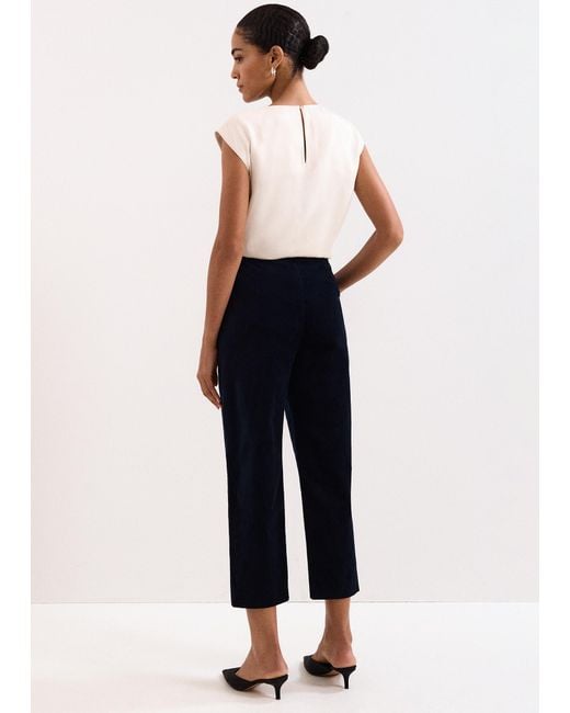 Phase Eight Blue Lyra Cigarette Trouser