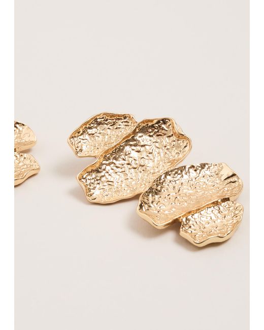 Phase Eight Natural Textured Statement Earrings