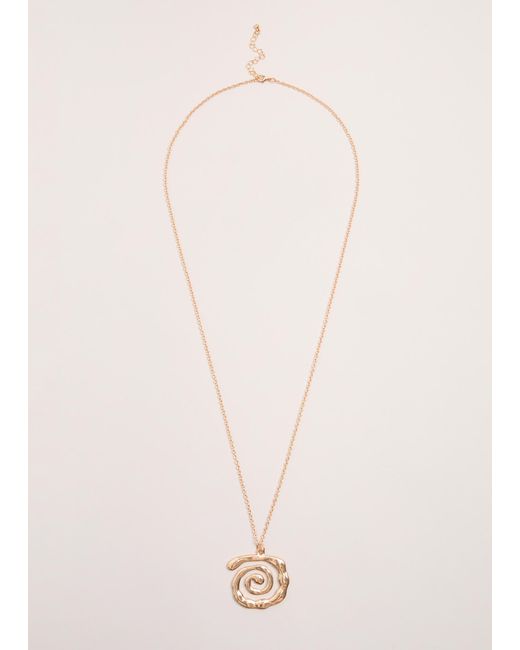 Phase Eight Natural Long Swirl Pendant