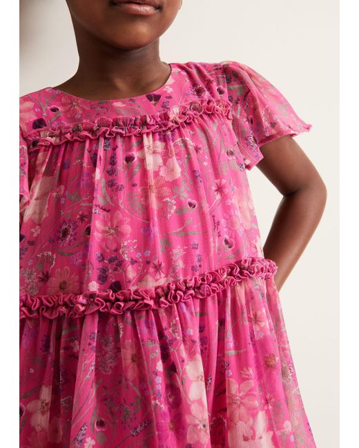 Phase Eight Pink 's Isabela Floral Smock Dress