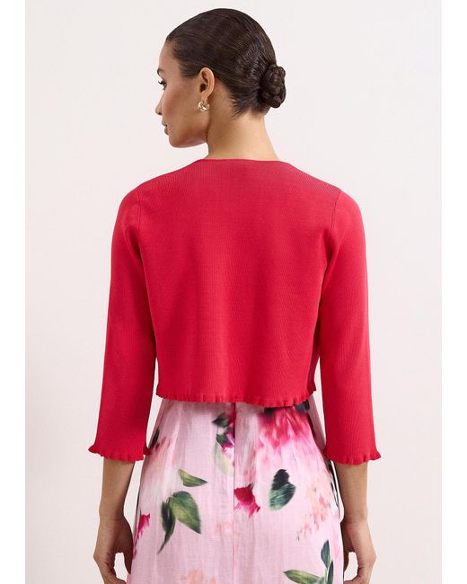Phase Eight Pink Mimi Structured Knit Cover Up