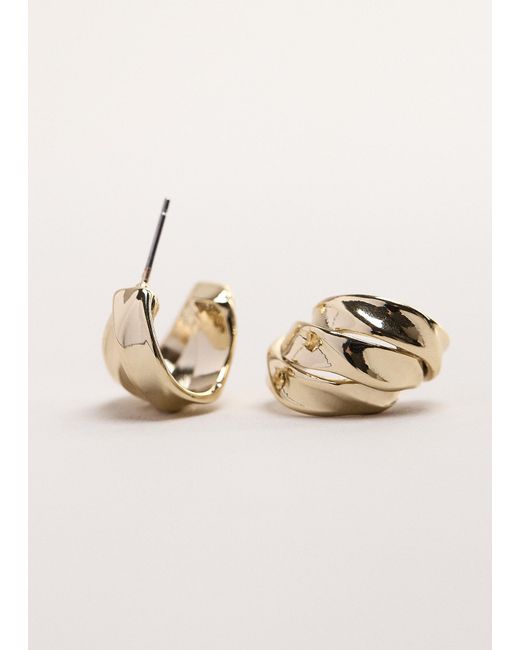 Phase Eight Natural Layered Hoop Earring