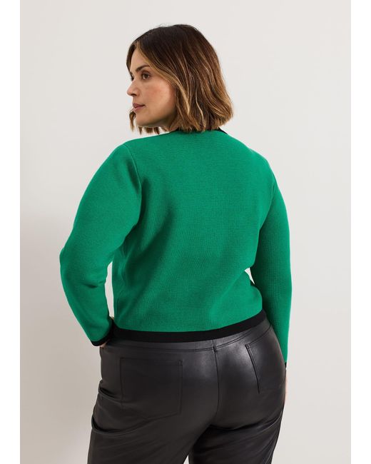 Phase Eight Green Taz Knitted Jacket
