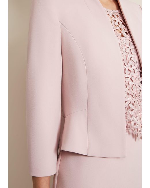 Phase Eight Pink 's Daisy Peplum Jacket