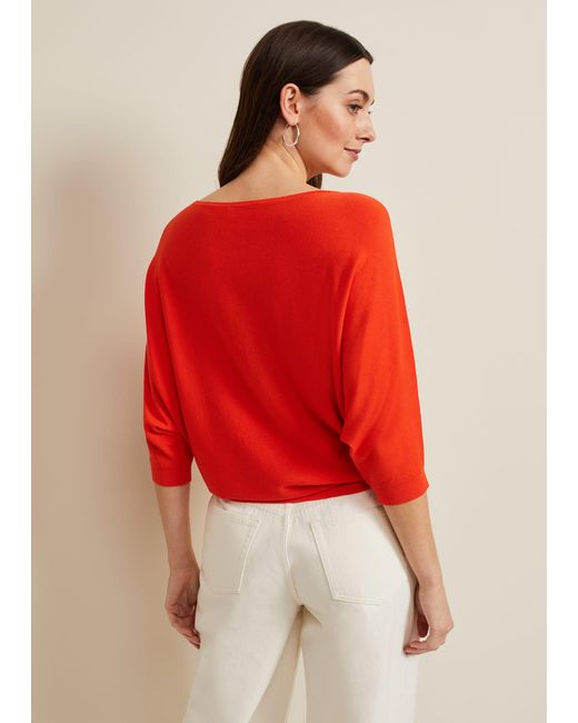 Phase Eight Red 's Cristine Knit Jumper