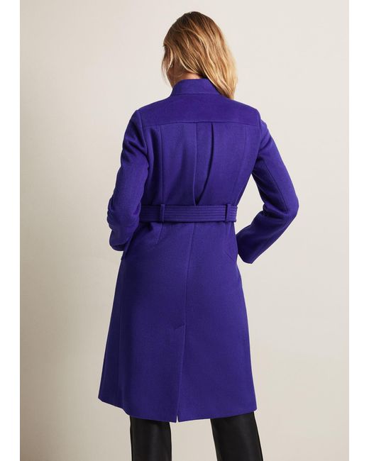 Phase Eight 's Susanna Purple Wool Coat