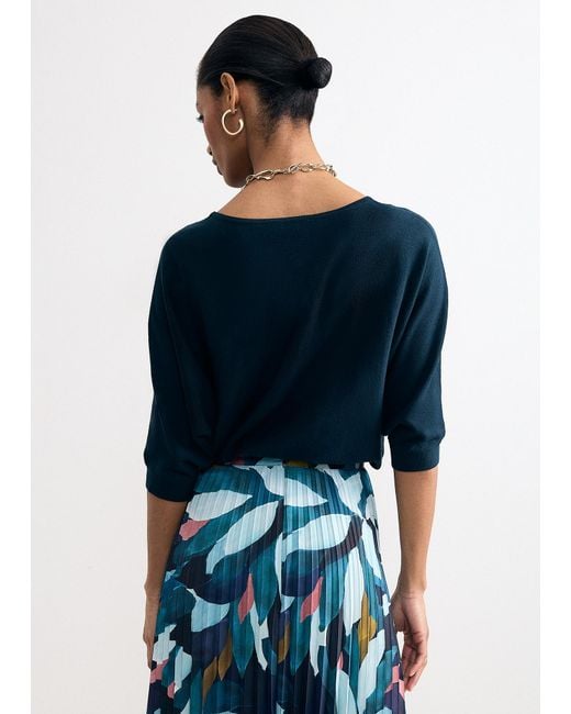 Phase Eight Blue Cristine Knit Jumper