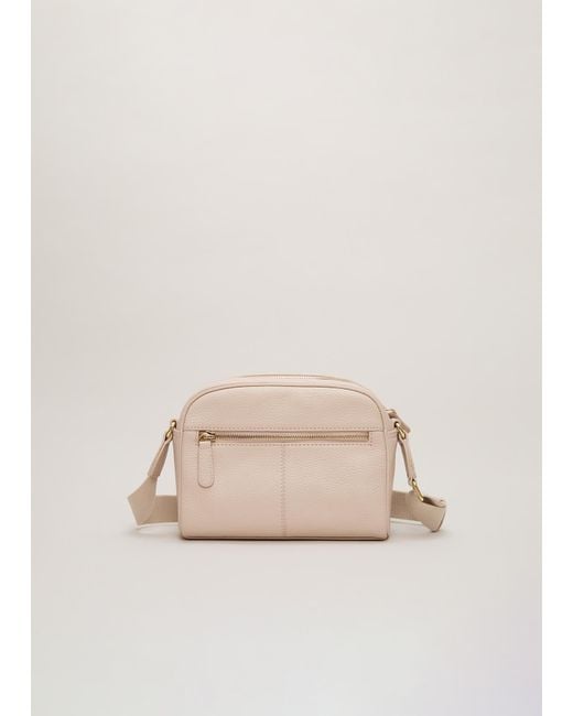 Phase Eight Natural Leather Cross Body Bag