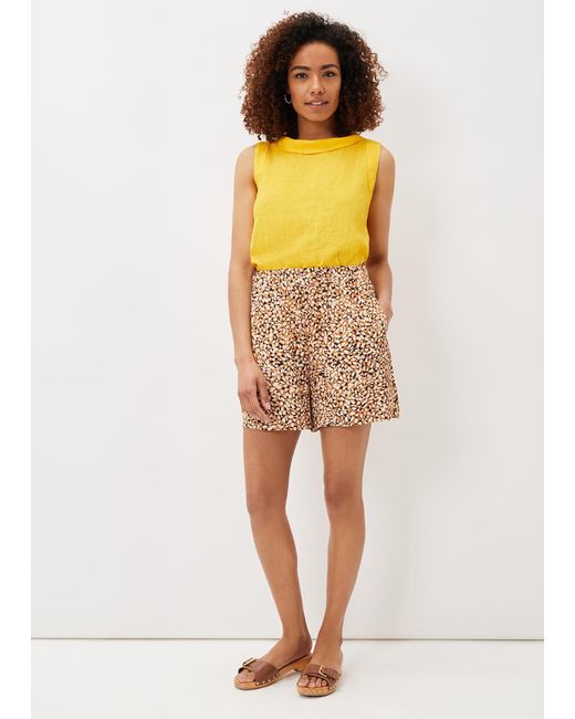 Phase Eight Multicolor Lorha Almond Printed Shorts