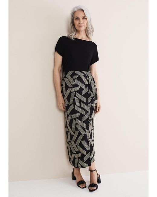 Multicolor wrap maxi skirt top