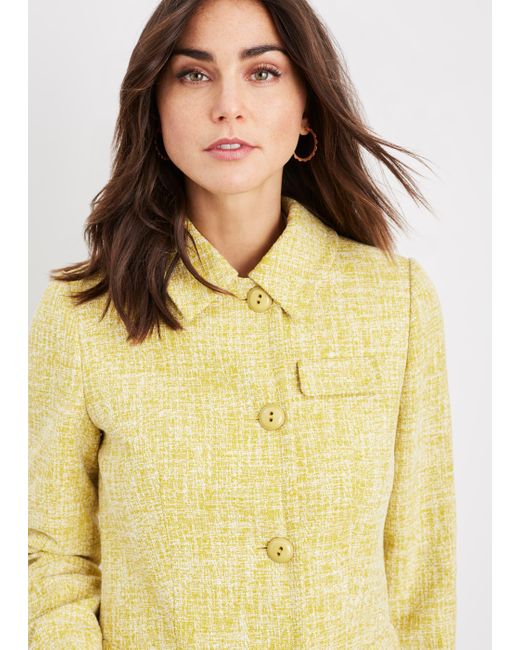 Damsel In A Dress Yellow 's Demelza Tweed Jacket