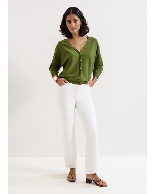 Phase Eight Green Cristine Cardigan