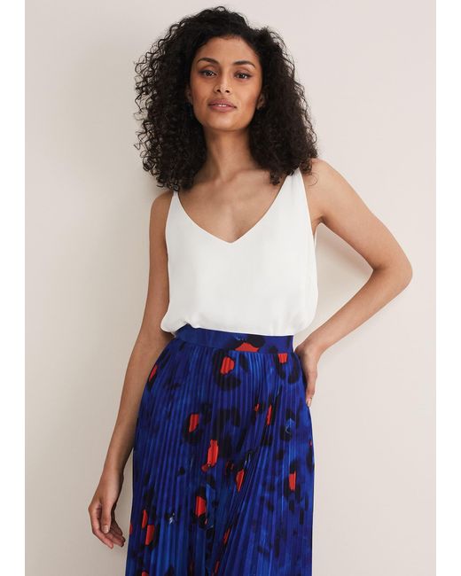 Phase Eight Blue Alanis Cami Top