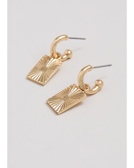 Phase Eight Natural Mini Hoop Earrings