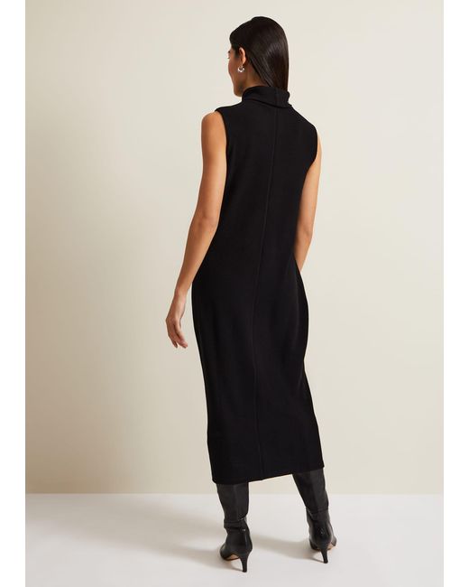 Phase Eight Natural 's Jessica Black Jersey Bodycon Midi Dress