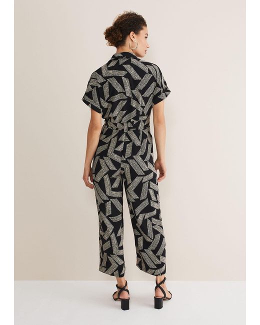 Phase Eight Multicolor Constance Abstract Wide Leg Jumpsuit