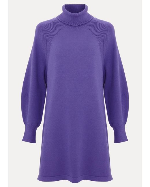 Phase Eight Purple 's Darby Silk One Shoulder Maxi Dress