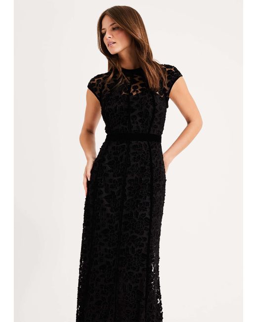 phase eight long black dress