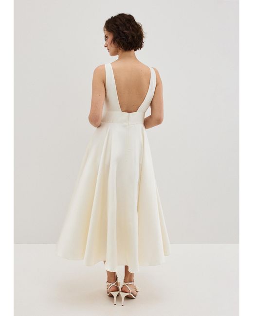 Phase Eight Natural Ariel Fit And Flare Dress