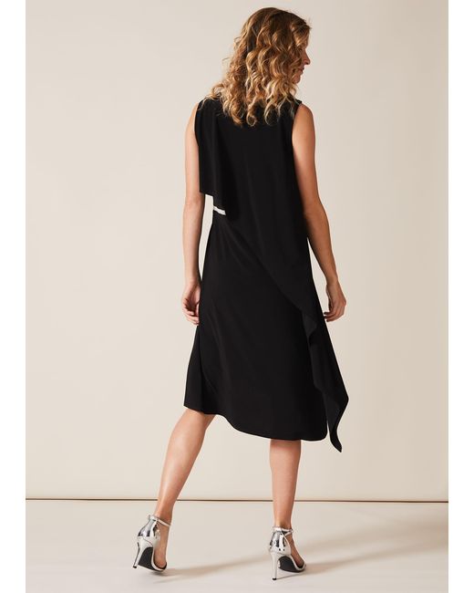 Phase Eight Black Julitta Bead Trim Overlay Dress