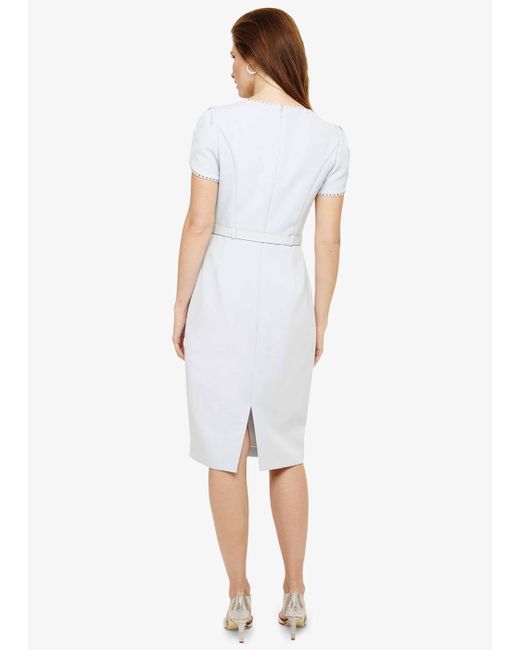 phase eight pale blue dress