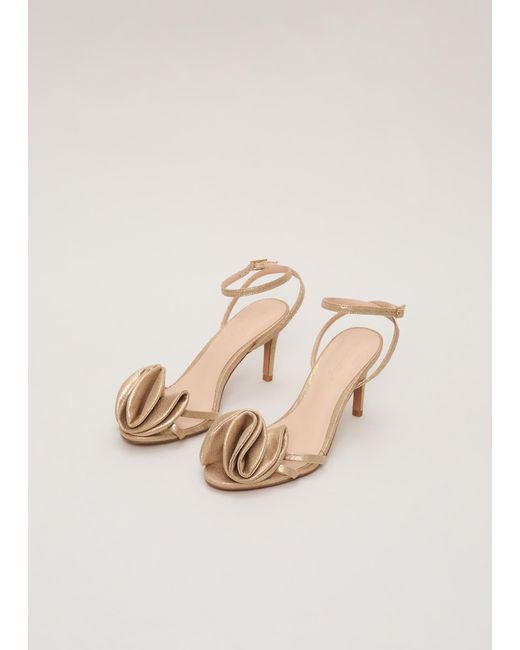 Phase Eight Natural Flower Strappy Sandal