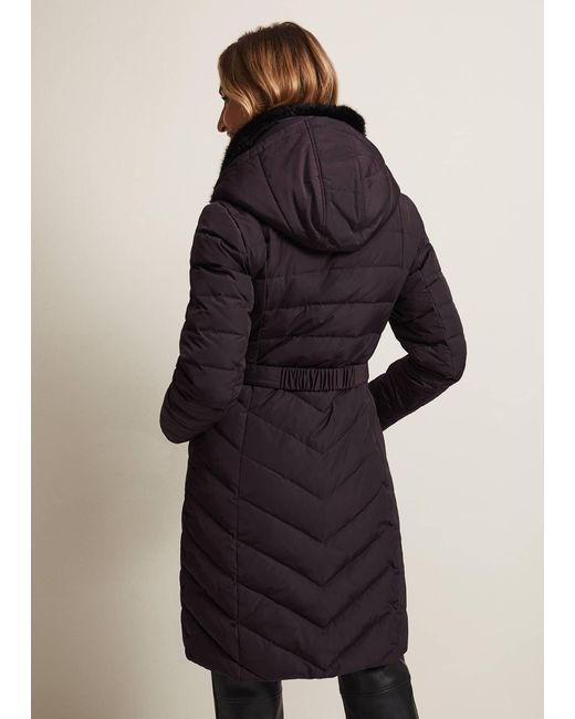 Phase Eight Black Bobbie Puffer Coat