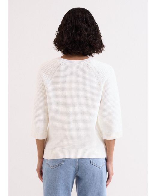 Phase Eight Blue Odette Textured Jumper