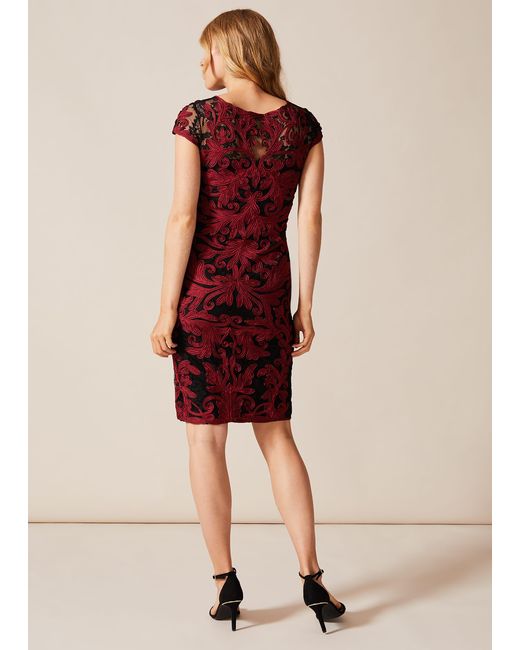 Phase Eight Red Eldora Dress