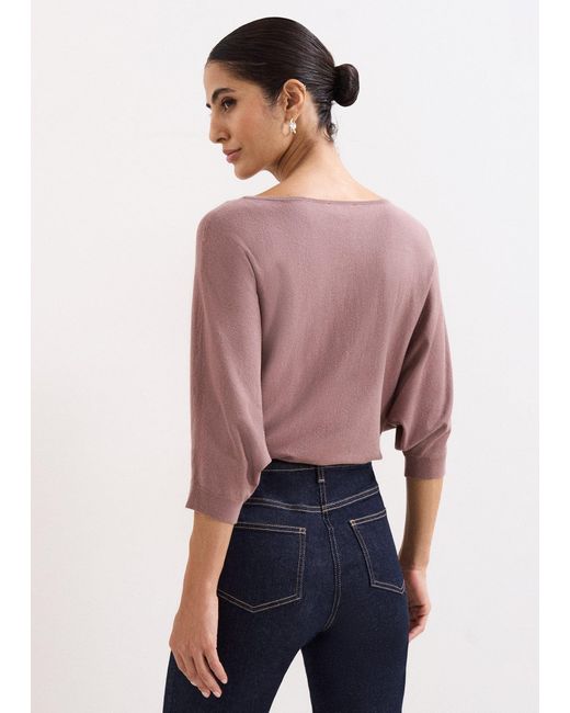 Phase Eight Blue Cristine Knit Jumper