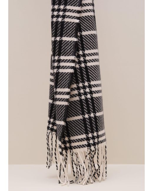 Phase Eight Multicolor Checked Printed Scarf