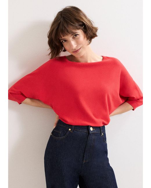 Phase Eight Red Cristine Knit Jumper