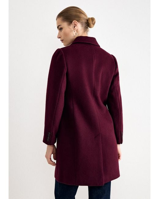 Phase Eight Red Lydia Wool Coat