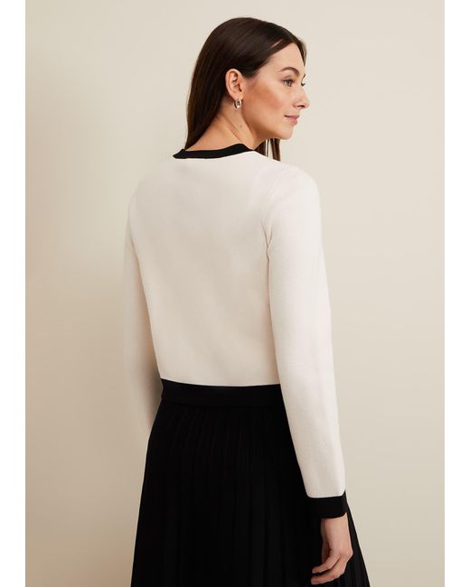 Phase Eight Natural Libby Knit Jacket