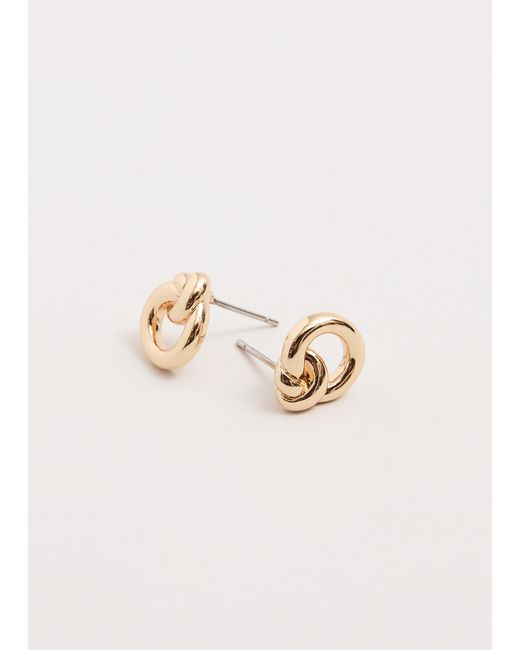 Phase Eight Natural Knotted Stud Earrings