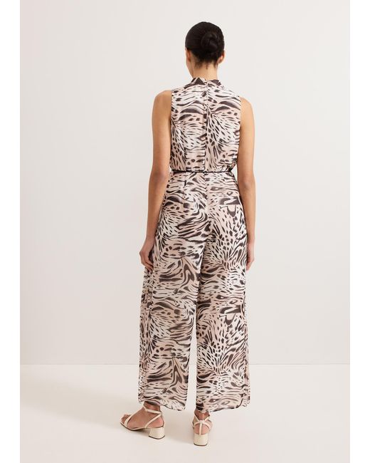 Phase Eight Multicolor Lorainne Leopard Jumpsuit