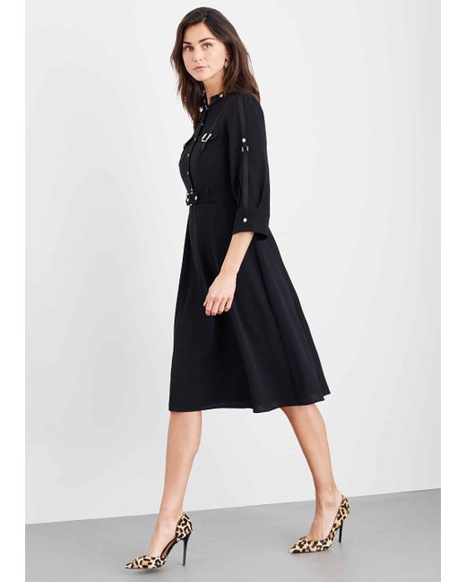 Damsel In A Dress s Liberty Trench Dress in Black Lyst UK