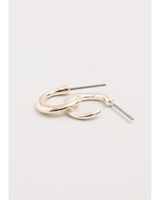 Phase Eight Natural Small Hoop Earring