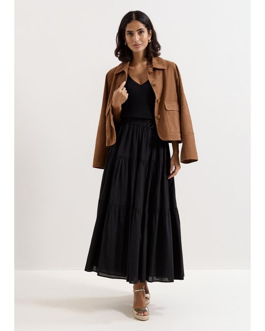 Phase Eight Natural Indira Suede Jacket
