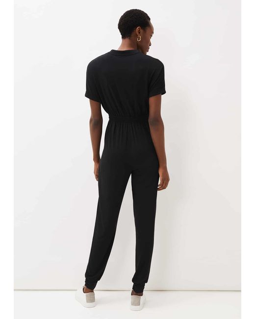 Phase Eight Black Raphaelle Utility Jumpsuit
