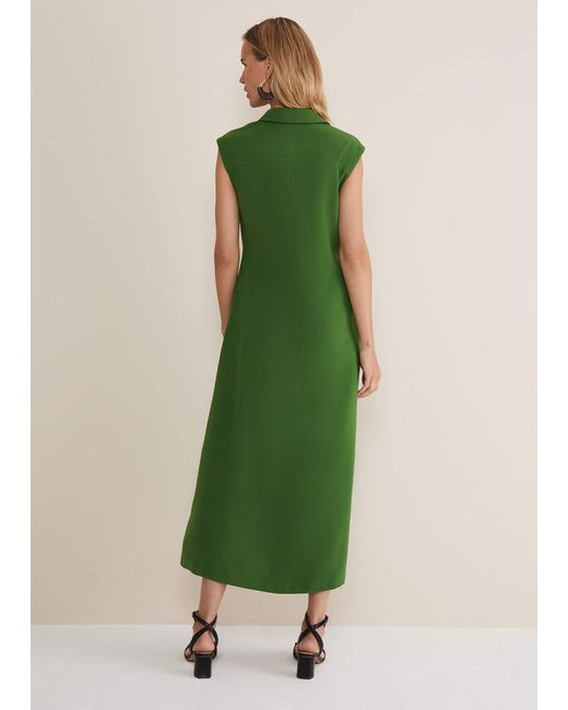 Phase Eight Green Janine Maxi Dress