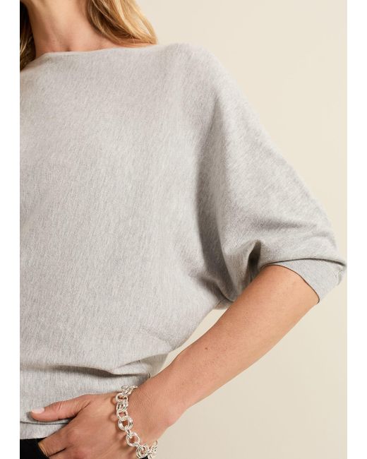 Phase Eight White 's Cristine Knit Jumper