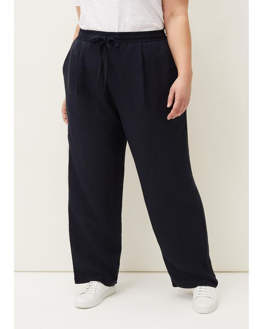 Phase Eight White Bethany Linen Trousers