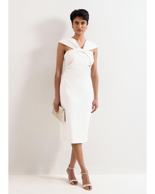 Phase Eight White Camela Dress
